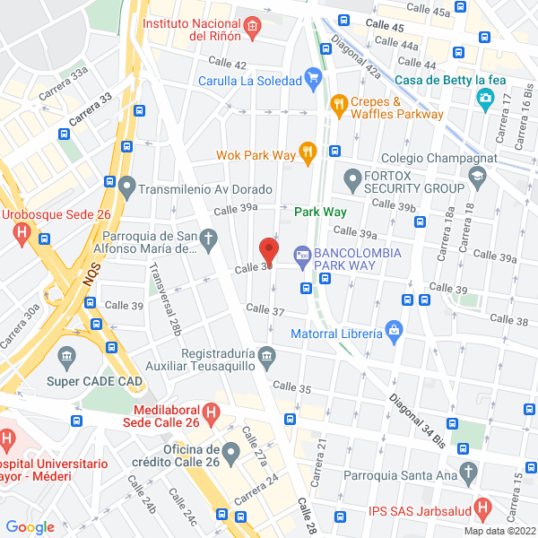 Mapa de Dental & Esthetique O Y R Ltda.