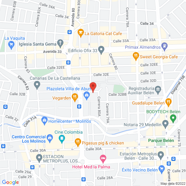 Mapa de Dental Estéc