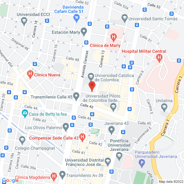 Mapa de Dentales Simanca Roa