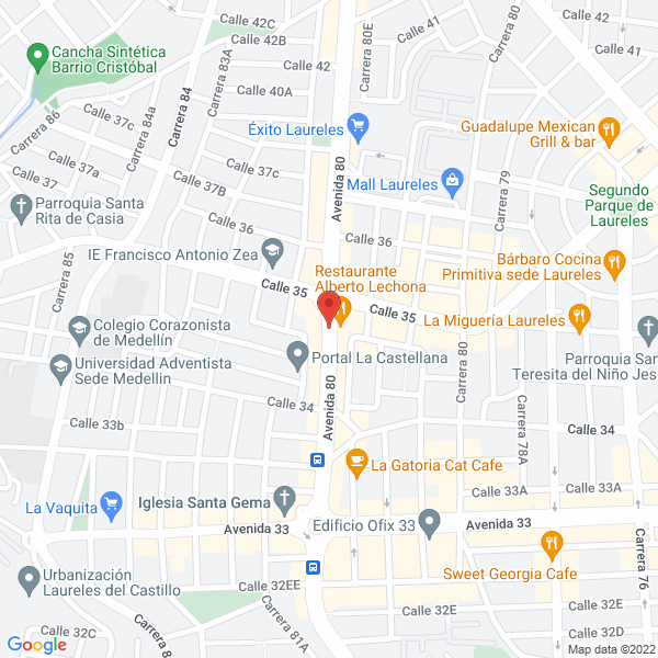 Mapa de Compra Y Venta De Materiales El Paisa