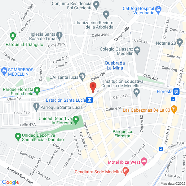 Mapa de Compraventa Santa Lucía