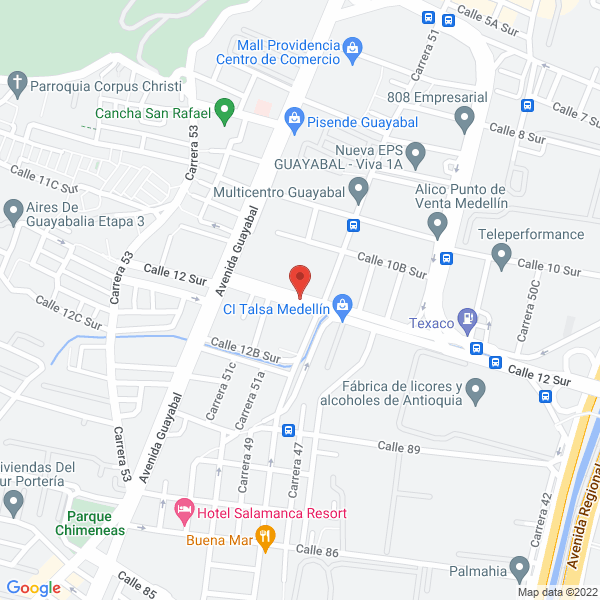 Mapa de Comprim Aire S.A.S.