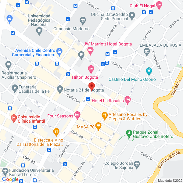 Mapa de Consuelo Sarria Olcos