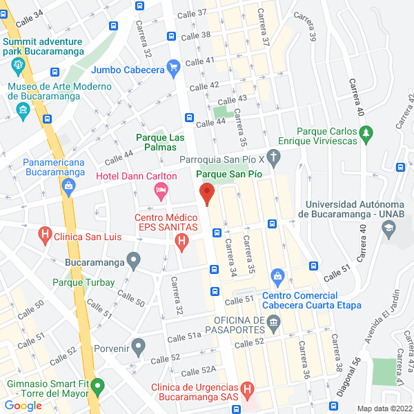 Map of Coltefinanciera S.A.