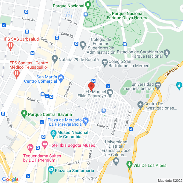 Mapa de Comercial Ensueño S.A.S.