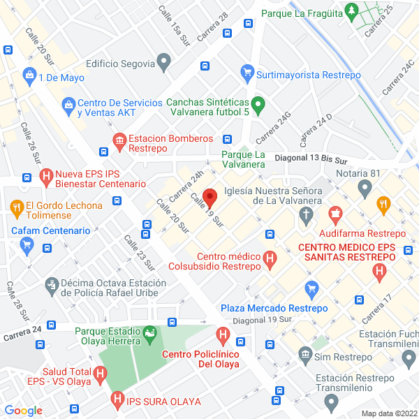 Mapa de Comercial Sofi Ltda