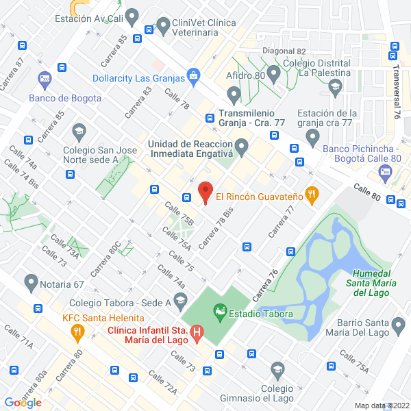 Mapa de Comercializadora Agroindustrial Buffalo Y Bisson Ltda.