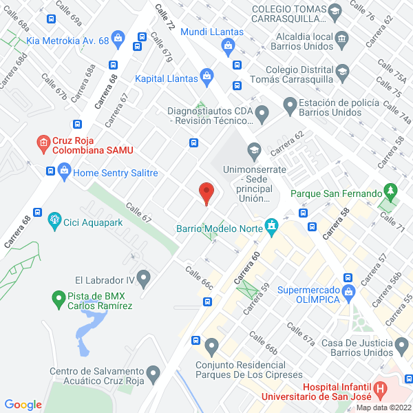 Mapa de Comercializadora Herrasol S.A.S.