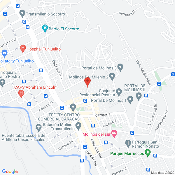 Mapa de Comercializadora JM Store