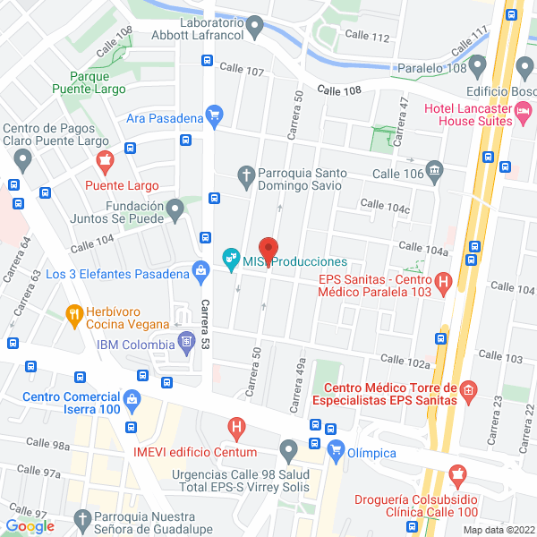 Mapa de Comercializadora Kos & Kiel