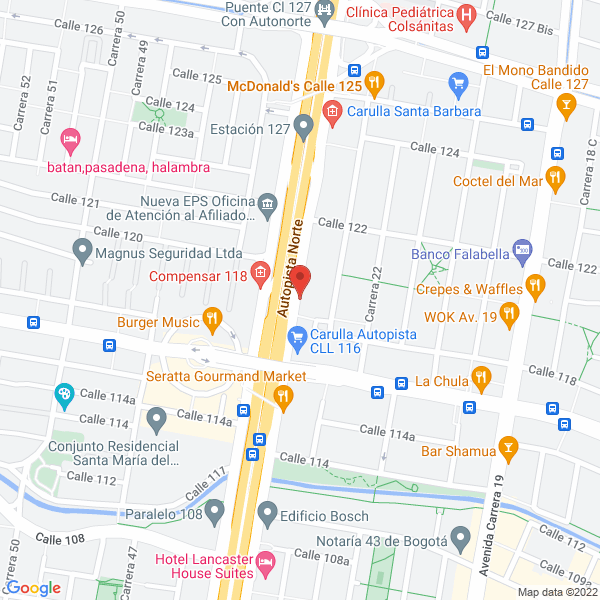 Mapa de Daga S.A.