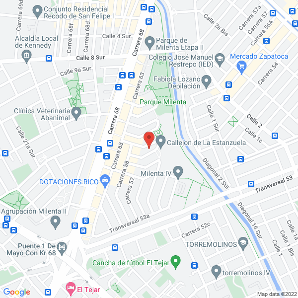 Mapa de Dantag S.A.S.