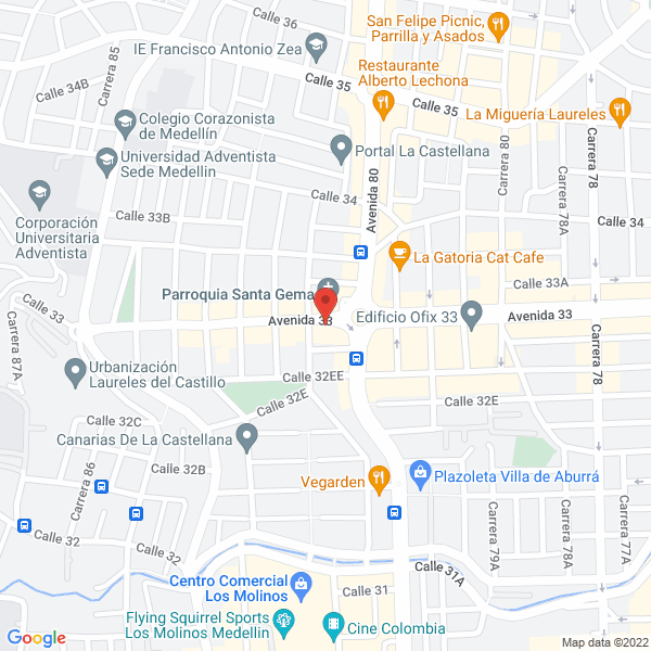 Mapa de Depósito Y Ferretería Dimar E.U.