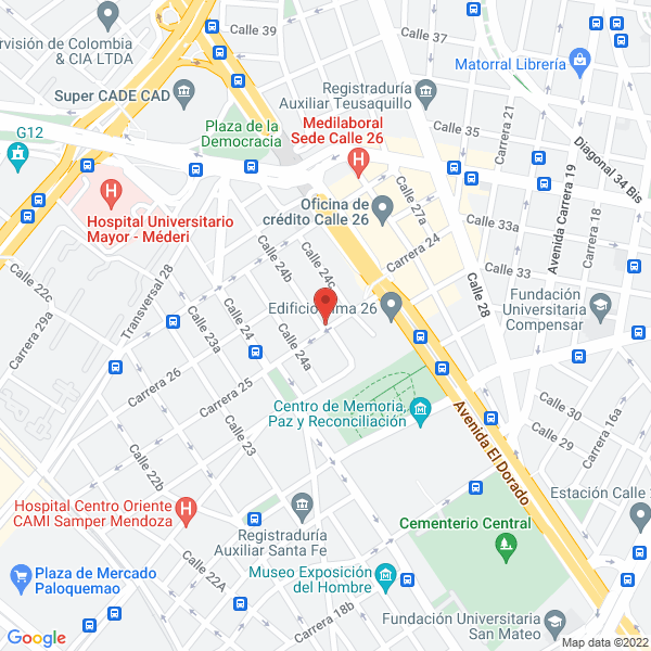 Mapa de Depósito Y Ferretería La 25