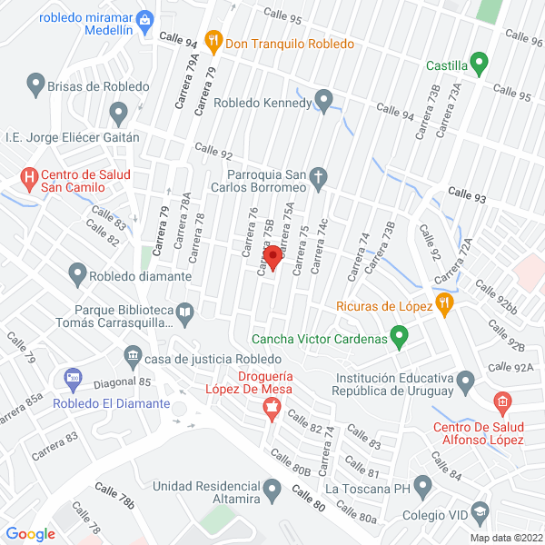 Mapa de Deposito Y Ferreteria La 89A