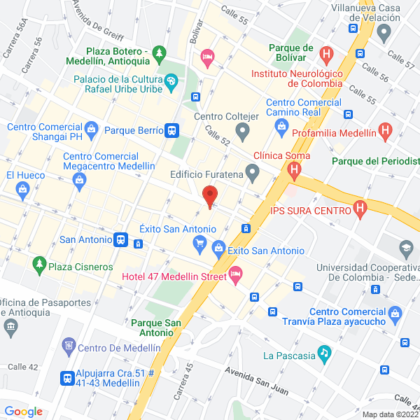 Mapa de Depósito Y Ferretería Oriental