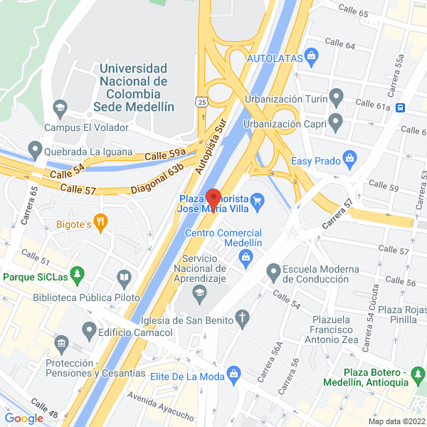 Mapa de Depósito Y Ferretería Palacios