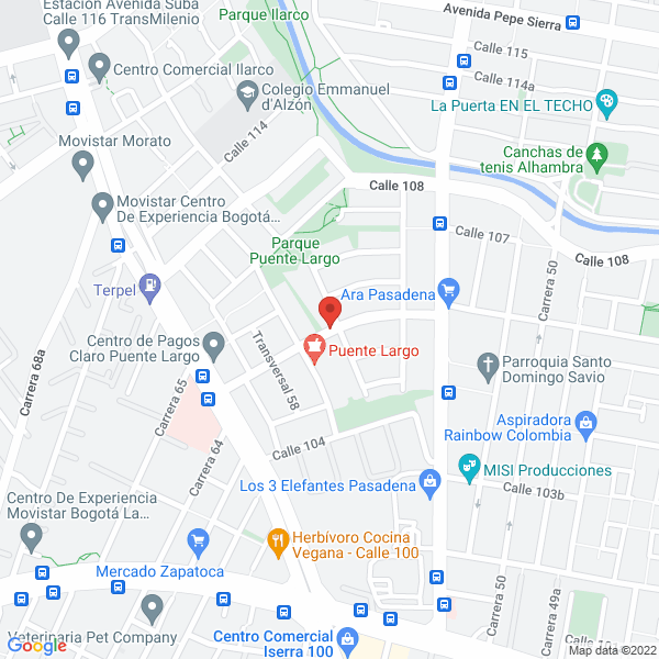 Mapa de Dermaestética Profesional Ltda. - Quiero Clientes