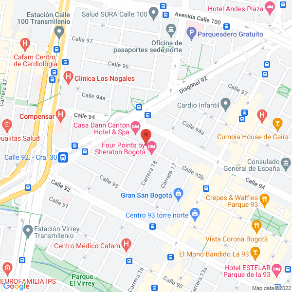 Mapa de Dermocenter