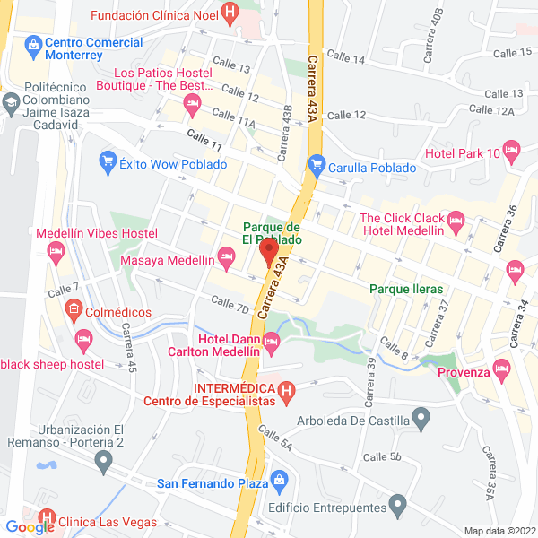 Mapa de Desechables Pobladp Plaza