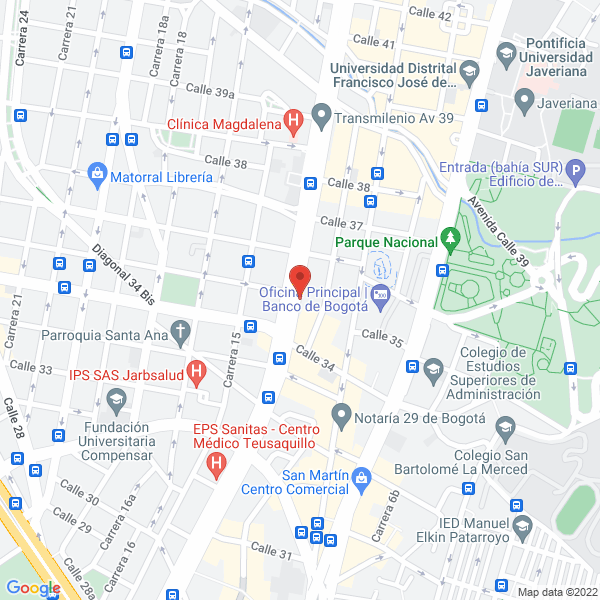 Mapa de Desechables Punto Siete