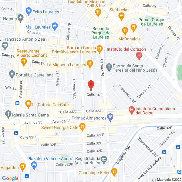 Mapa de Cooperativa De Caficultores De Antioquia