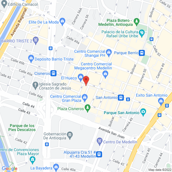 Mapa de Cooperativa Creafam