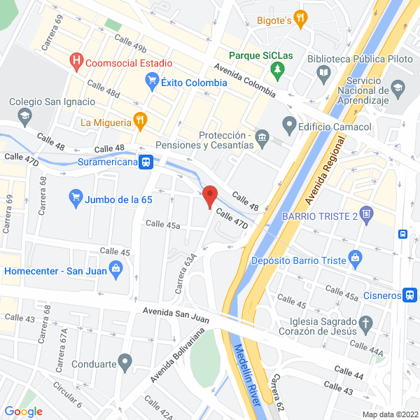 Mapa de Cmt Cooperativa De Mudanzas Y Transportes