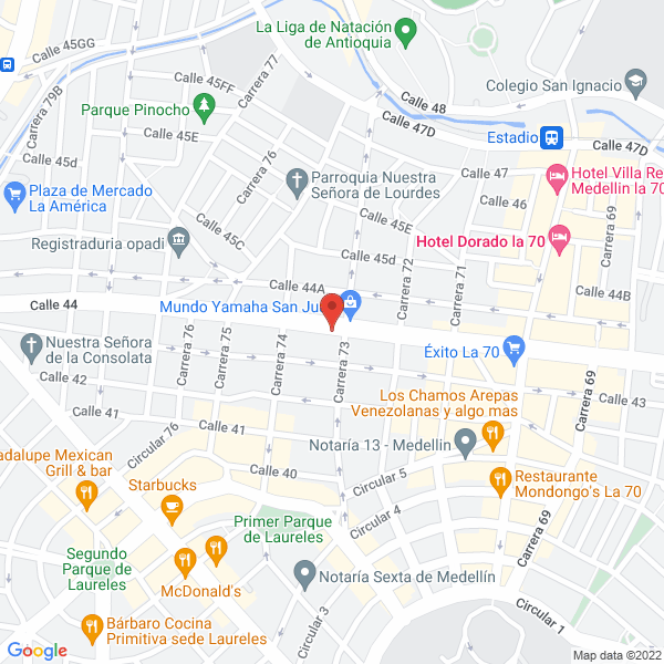 Mapa de Cooperativa De Trabajo Asociado De Trabajadores