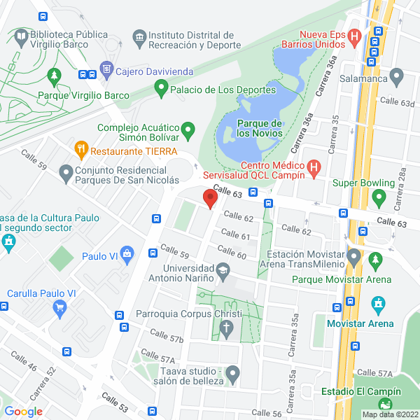 Mapa de Cooperativa De Trabajo Asociado Geo C.T.A.