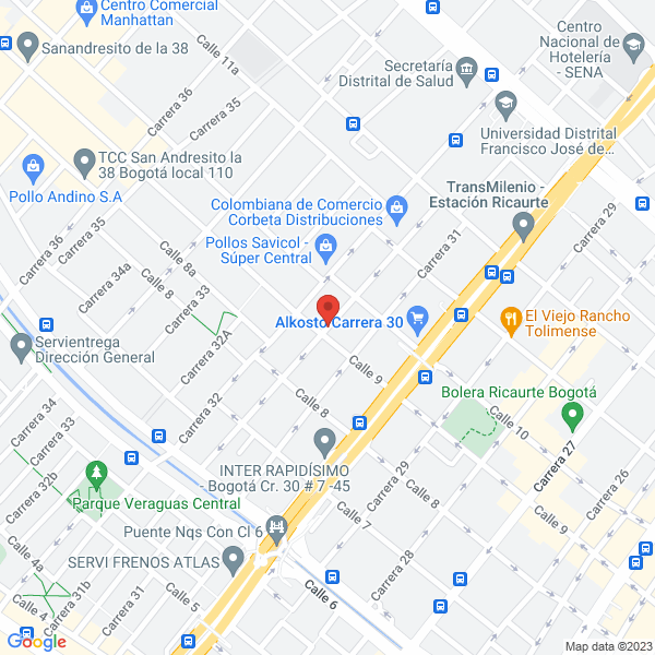 Mapa de Dinazo S.A.S.