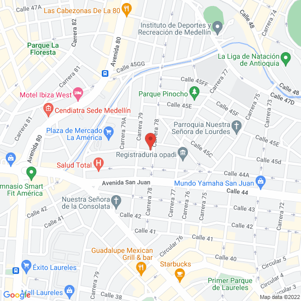 Mapa de Dindep Ltda