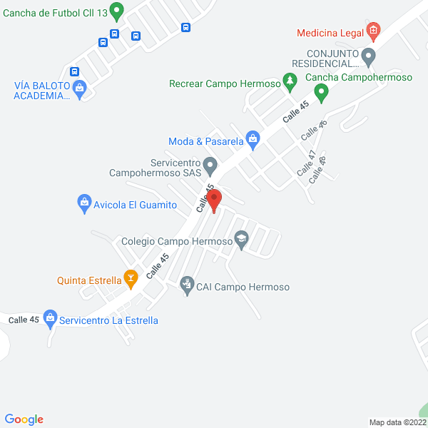 Map of Diseños Oro