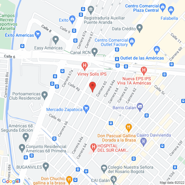 Mapa de Diseño Iris S.A.S.