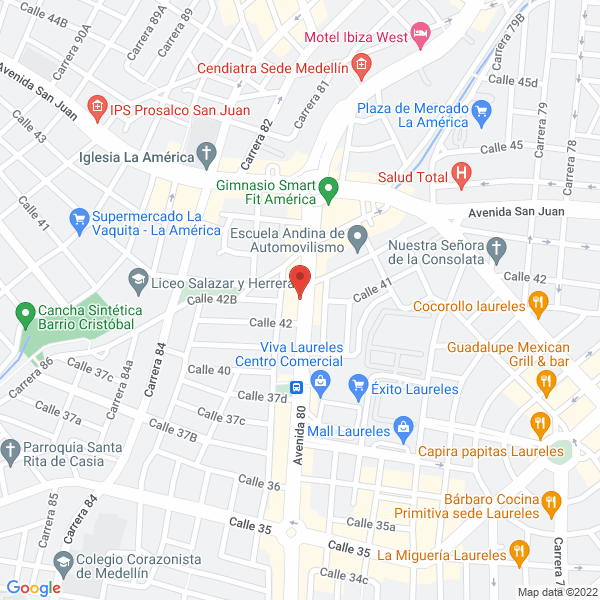 Mapa de Creaciones Divina Moda S.A.S