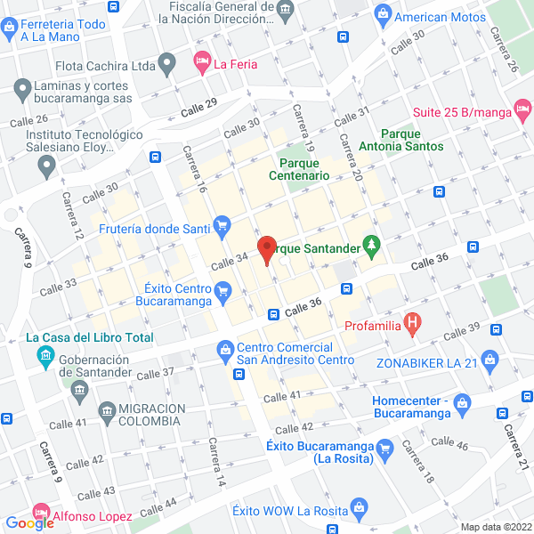 Map of Creaciones Giorgio Feghali