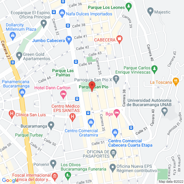 Map of Restaurante La Travesía