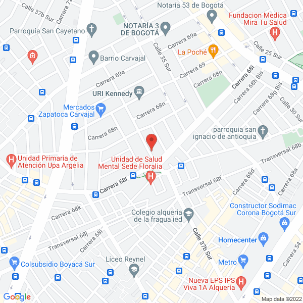 Mapa de Cromolujos Ltda.