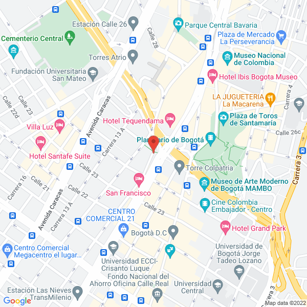 Mapa de Consorcio Juridico Defender Ltda