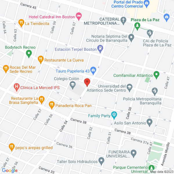 Map of Departamento Administrativo De Seguridad D.A.S.