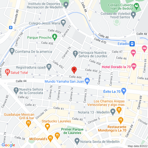 Mapa de Depósito De Drogas Mónaco S.A.