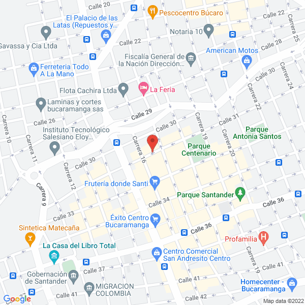 Map of Deposito De Empaques El Maizal