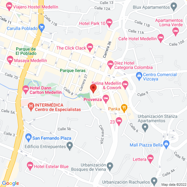Mapa de D'Las Moras