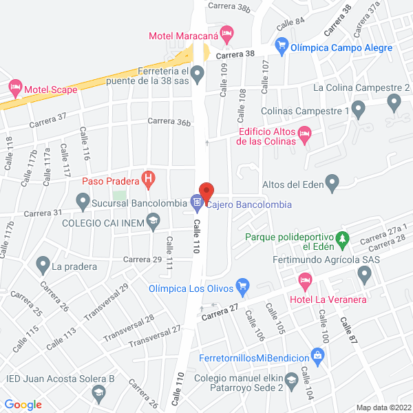 Map of D'Mármol Granito