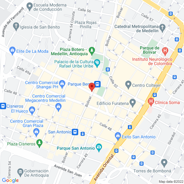 Mapa de Darío Piedrahíta Arroyave