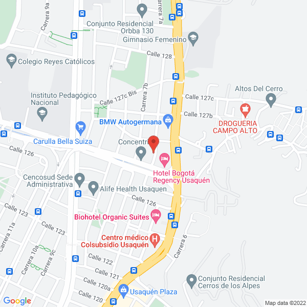 Mapa de Darshan Muebles S.A.S.
