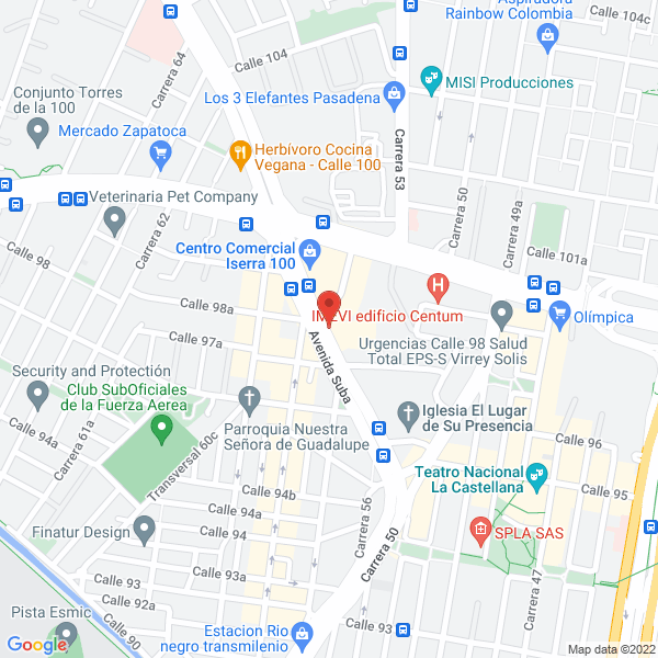 Mapa de Datacredito