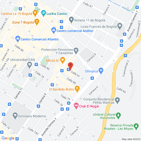 Mapa de Dbassico S.A.S.