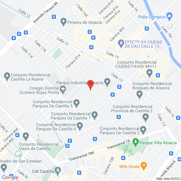 Mapa de Dch Glass S.A.S.