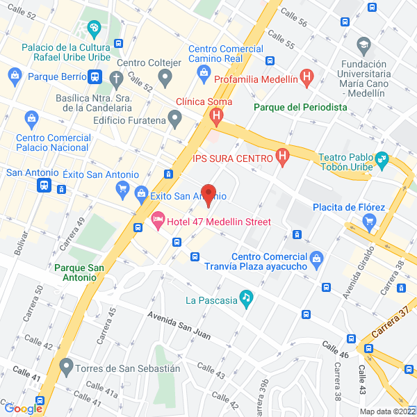 Mapa de Consultorio Odontológico Gina Bodhert